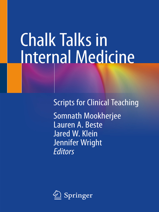 Title details for Chalk Talks in Internal Medicine by Somnath Mookherjee - Available